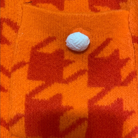 English Factory Vibrant Orange sweater - Picture 4 of 6